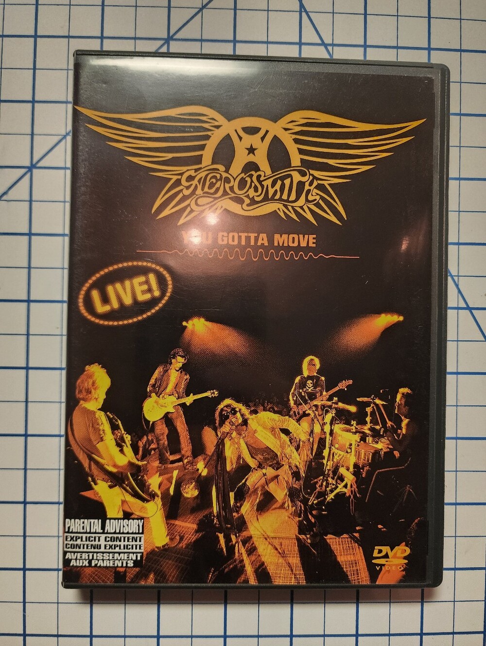 2/25$ Aerosmith "You Gotta Move" Live DVD + CD